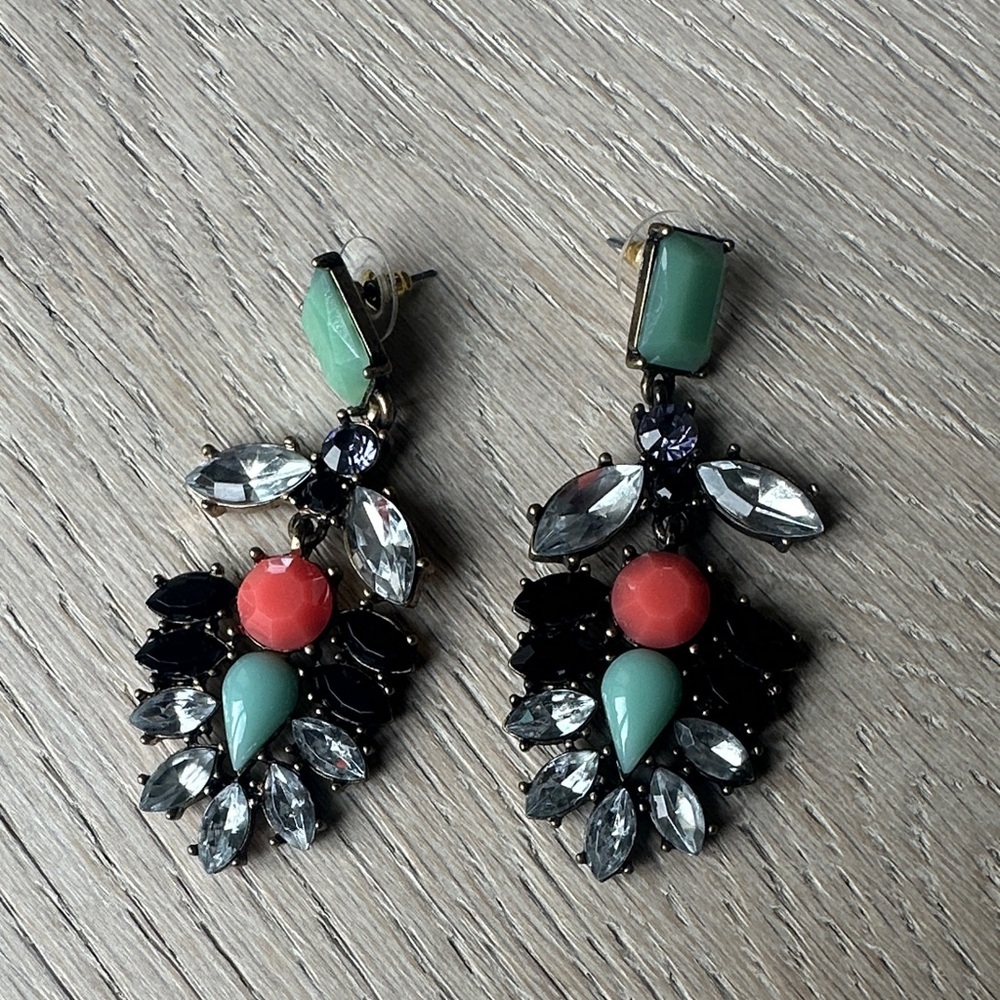 Elegant Multicolor Vintage Statement Earrings